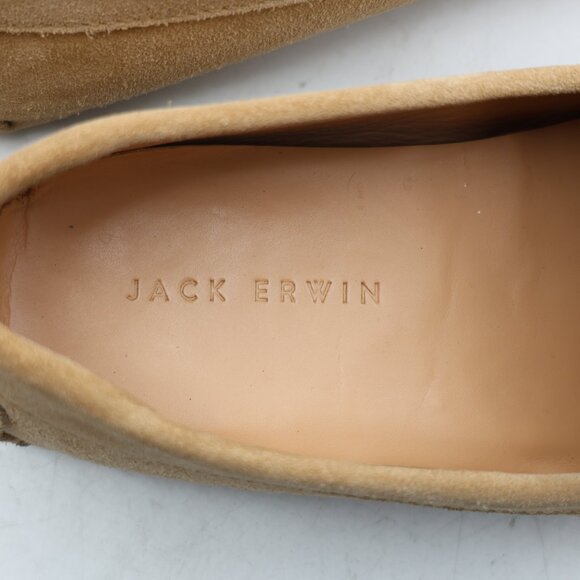 Jack Erwin Parker Penny Driving Loafers Men\'s Size 9 Classic Shoes Beige Suede main image 7
